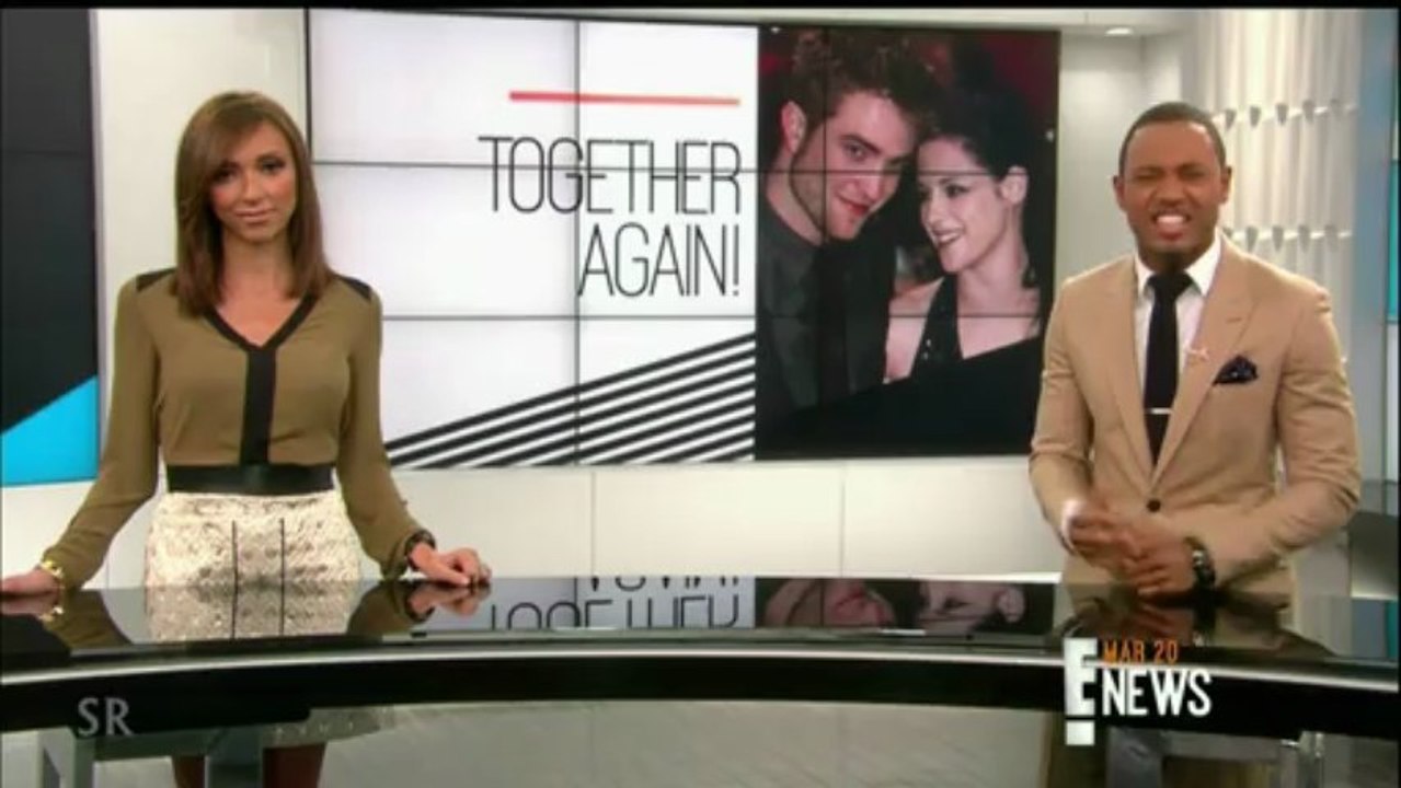 Rob back in the US with Kristen
