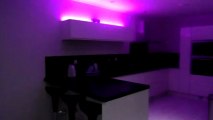 RGB ledstrips bedienen met een klik aan klik uit systeem