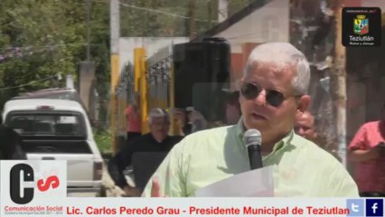 Inauguración de Pavimentos de concreto hidráulico de las 2 calles de las manzana 1, 2, 4 y 5, Las Brisas