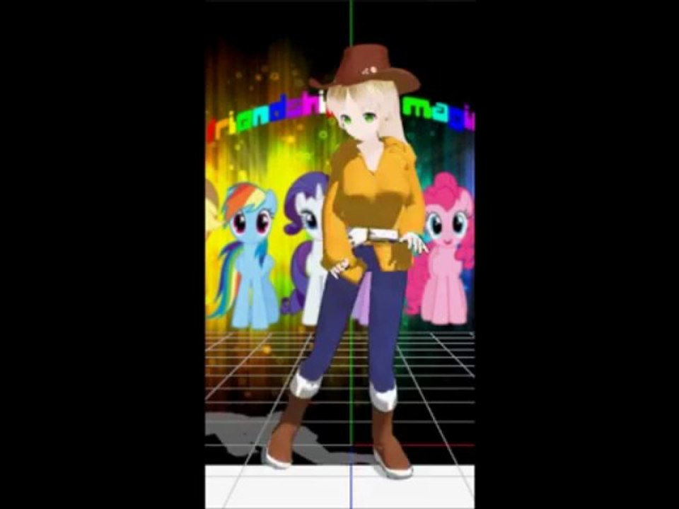 MMD [MikuMikuDance] Elektricka Applejack