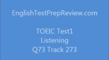 TOEIC Test1 Listening Q73 Track273