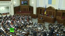Ukraines Parliament Fight