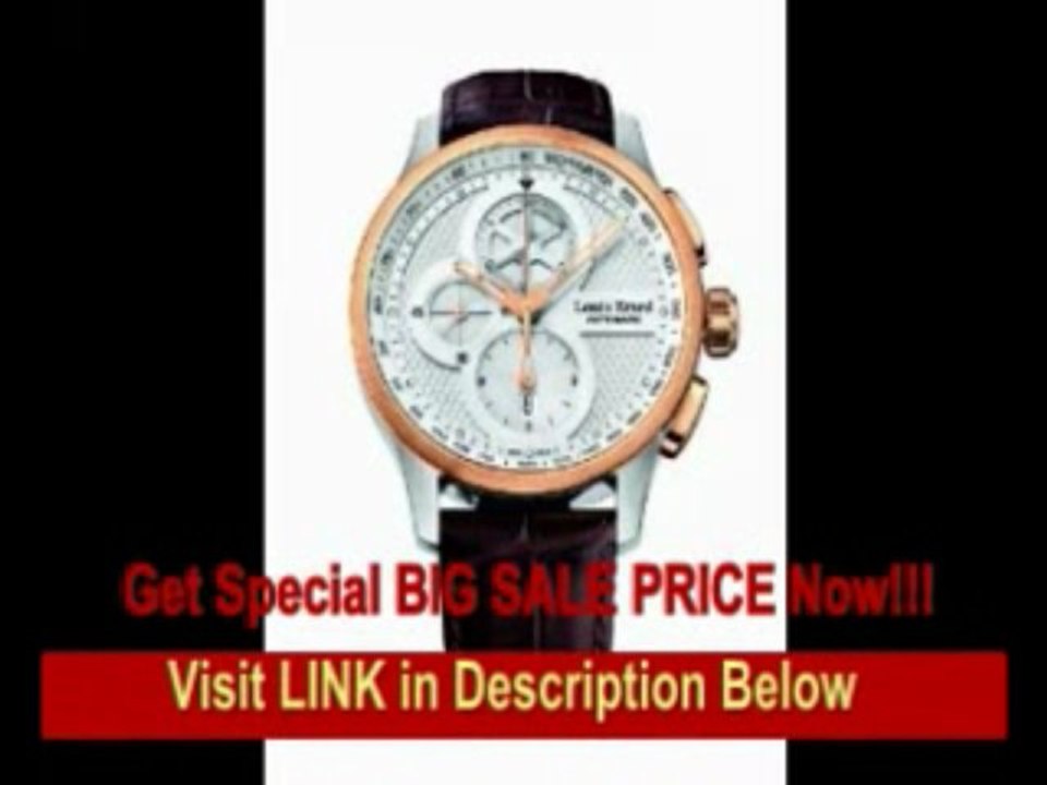 [SPECIAL DISCOUNT] Louis Erard Men's 79220AO31.BAV52 1931 Automatic Chrono Rose Gold Bezel Brown Alligater Leather Watch