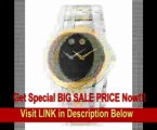 [BEST BUY] Movado Men's 606381 Luno Sport Two-Tone Black Round Dial Bracelet Watch