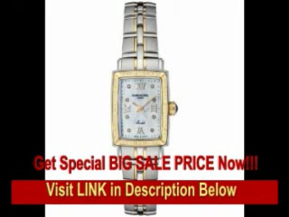 [FOR SALE] Raymond Weil Women's 9740-STS-00995 Parsifal Diamond Accented 18k Gold-Plated and Stainless Steel Watch
