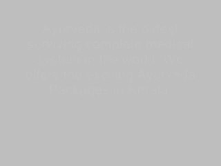 Big Saving on Kerala Ayurveda Packages