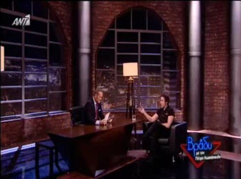 Ο Στράτος Τζώρτζογλου Βράδυ με τον Πέτρο Κωστόπουλο 1