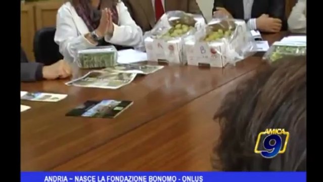 Andria | Nasce la Fondazione Bonomo - ONLUS