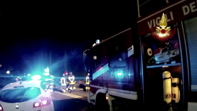 Firenze - Caduta albero in viale dei Colli (19.03.13)