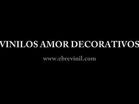 vinilos adhesivos sobre diseños relacionados con el amor
