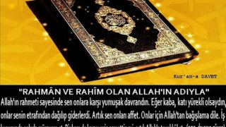Kur'an-a Davet Ali-imran Suresi 159. Ayet türkçe meali