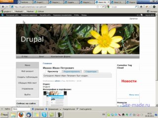 Создание галереи сотрудников. Часть 2