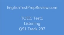 TOEIC Test1 Listening Q91 Track297