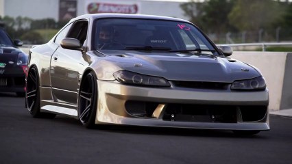 Nissan S15 running a 6 Litre L98 V8