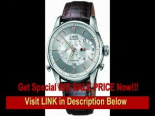 [BEST BUY] Oris Men's 690 7581 4051LS Artelier Worldtimer Silver Dial Watch