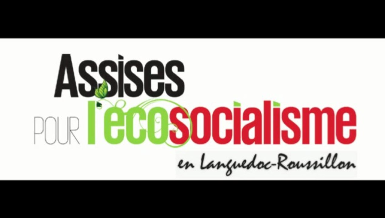 Intervention de Myriam Martin (GA) aux assises régionales de l'écosocialisme en Languedoc-Roussillon