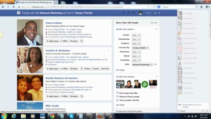 How To Gain Access To Hundreds Of Leads Using The New Facebook Graph Search Feature