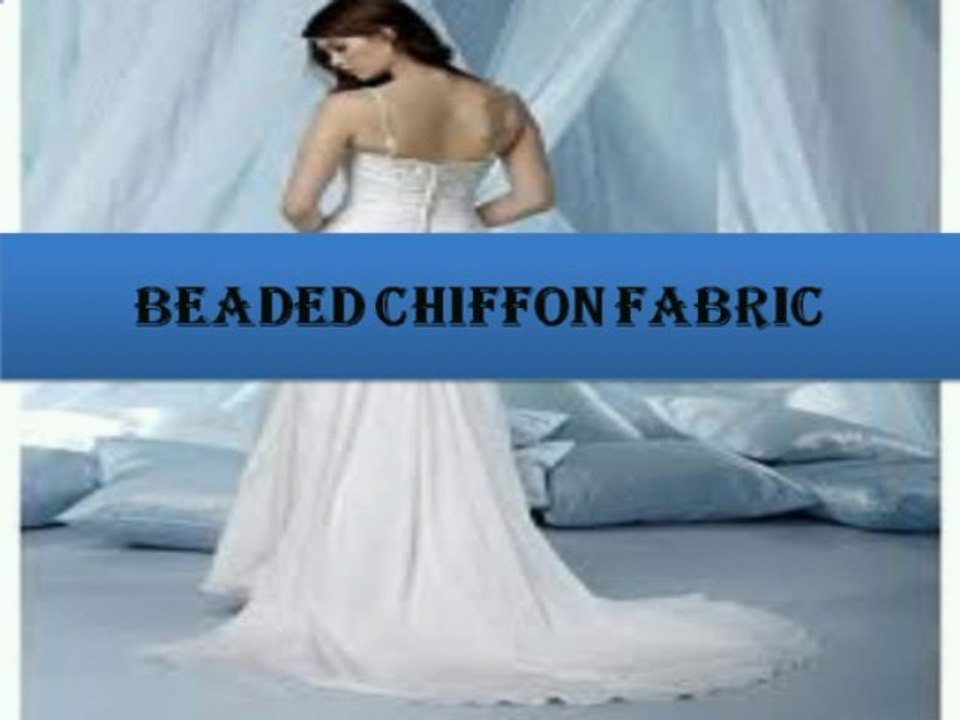 Beaded Silk Chiffon Fabric