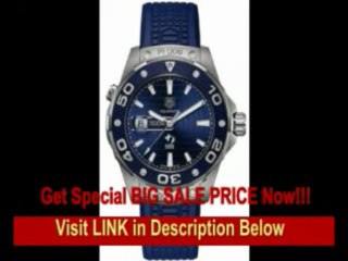 [REVIEW] NEW TAG HEUER AQUARACER LEONARDO DiCAPRIO LIMITED EDITION 500M MENS WATCH WAJ2116.FT6022