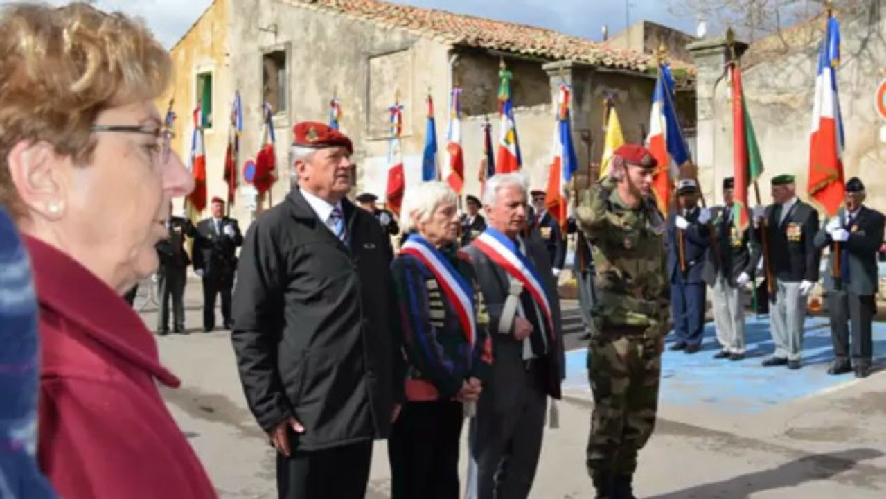 UNP34 : Cérémonie de remise de la statue de Saint Michel au 3° Régiment de Parachutiste d’Infanterie de Marine de Carcassonne le 20 mars 2013