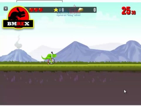 Bisiklet Oyunları - Süper Dinazor Bisikleti