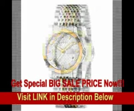 [SPECIAL DISCOUNT] Gucci Women's YA126511 Gucci timeless Steel and Yellow PVD Silver Dial Watch