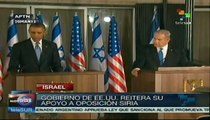 Obama reitera apoyo de EE.UU. a la oposición en Siria