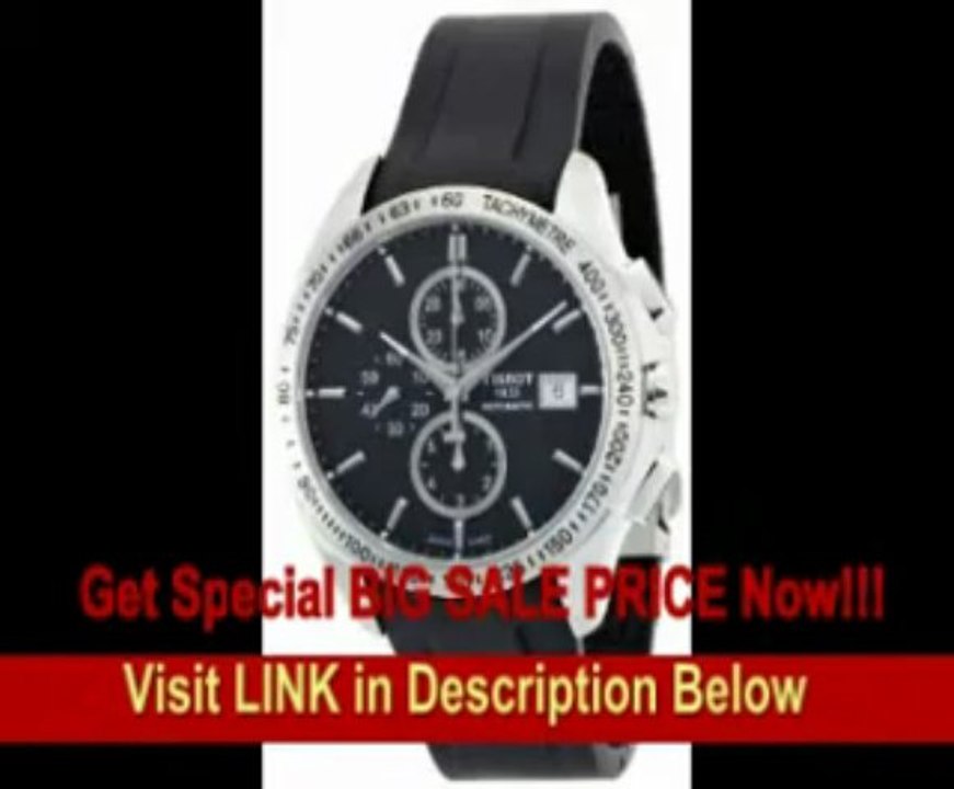 [FOR SALE] Tissot Men's T0244271705100 Veloci-T Automatic Black Chronograph Dial Watch