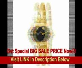 [SPECIAL DISCOUNT] Movado Women's 604758 Amorosa Gold-Tone Stainless Steel Bangle Bracelet Watch