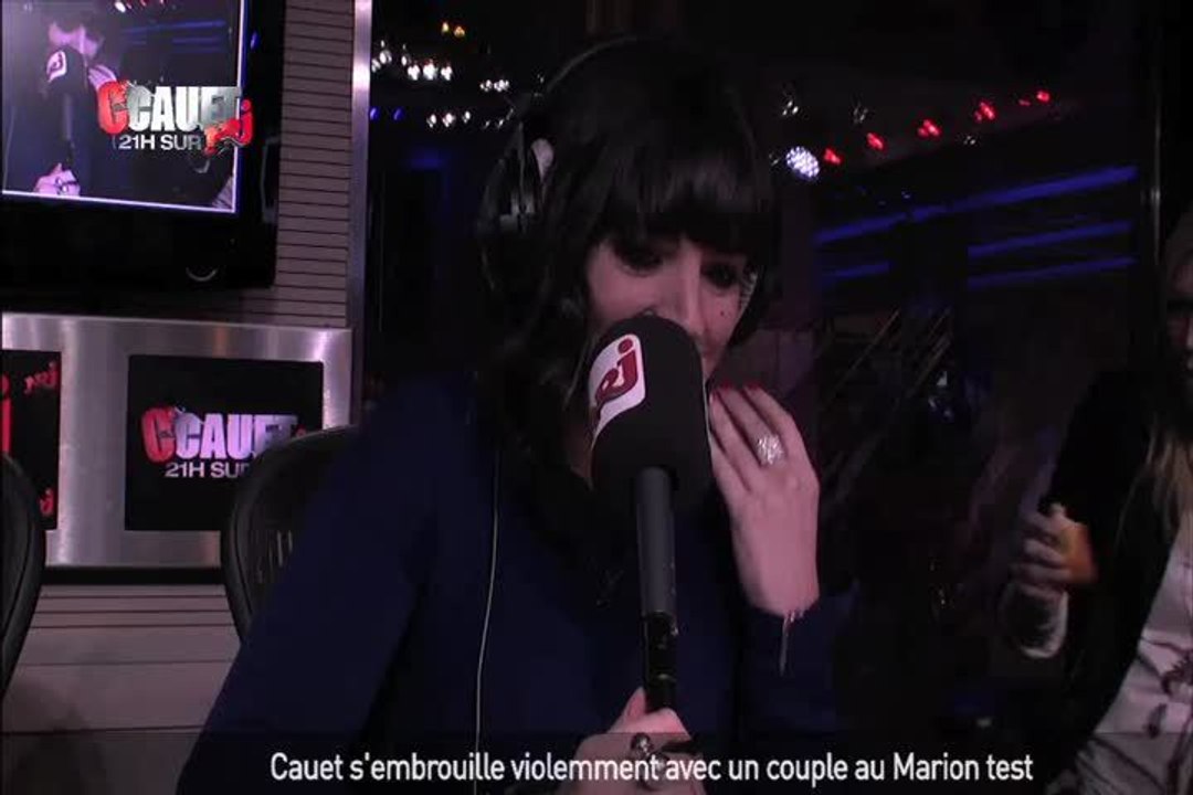 Cauet s'embrouille violemment avec un couple au Marion test - C'Cauet sur NRJ