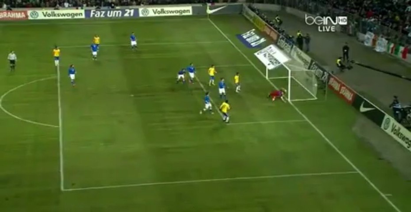 Brazil vs Italy 1:0 Fred