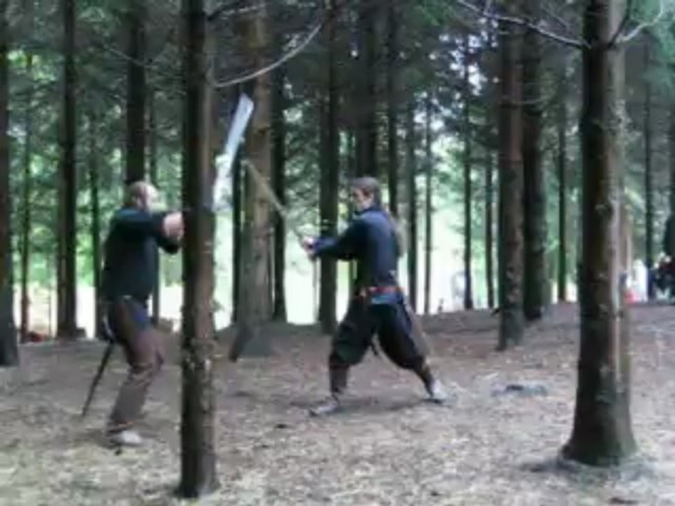 bataille épées médiévale andilly  mai 2010