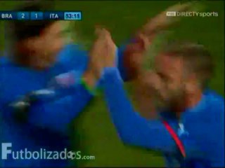 Italia 2 - Brasil 2. Amistoso Internacional 2013.