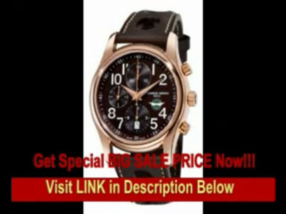 [SPECIAL DISCOUNT] Frederique Constant Men's FC-392CH6B4 Healey automatic Brown Chronograph Dial Watch