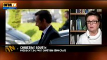 Sarkozy mis en examen: Christine Boutin croit 