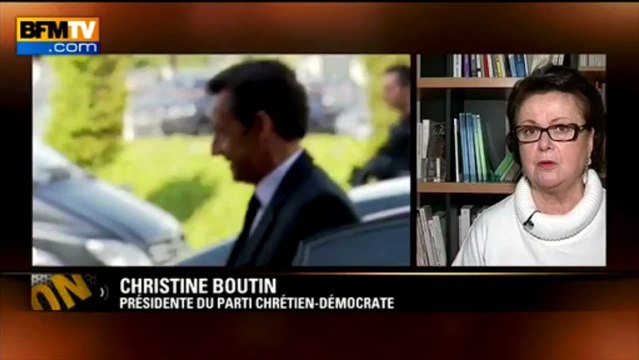 Sarkozy mis en examen: Christine Boutin croit à une opération de déstabilisation - 21/03