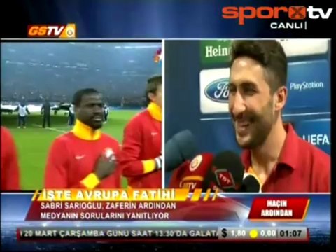 Sabri Sarıoğlu - Schalke 2 - 3 Galatasaray.. (Maç Sonu Yorumu) 12.03.2013