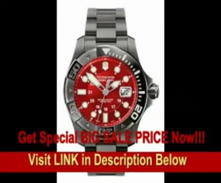 [FOR SALE] Victorinox Swiss Army Men's 241430 Dive Master 500 Black Ice Red Dial Watch