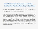 StarPMO Provides Classroom and Online PMI-ACP Agile Certification Training Workshop In San Diego