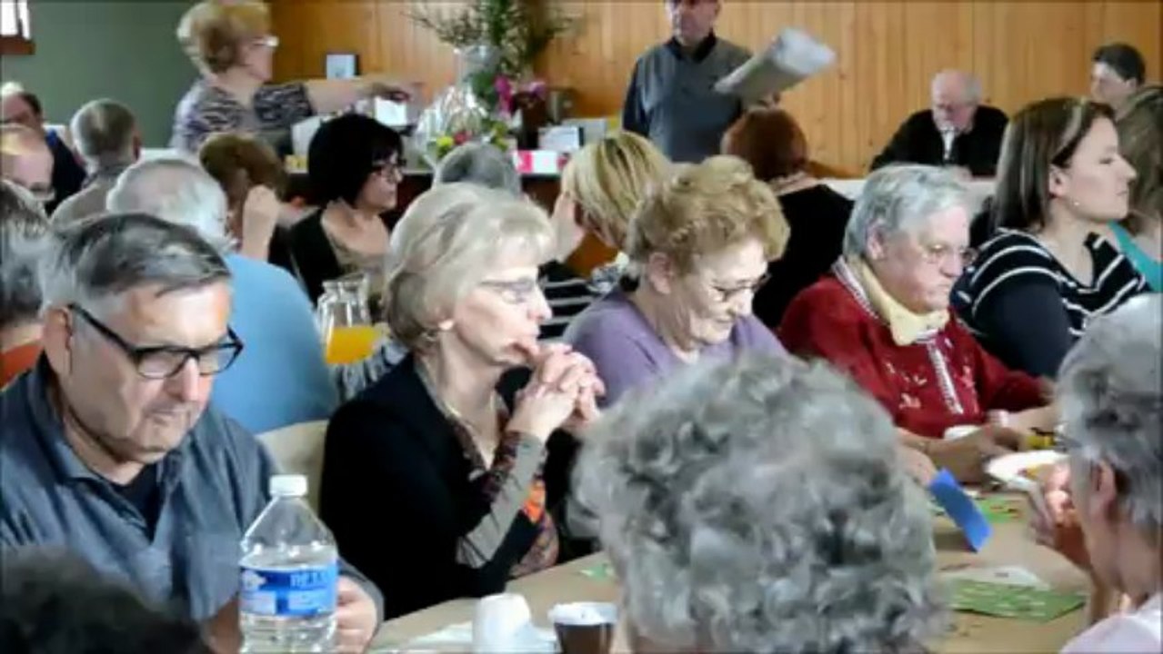 Chavannes sur Reyssouze Loto Club de l'Amitié Mars 2013.