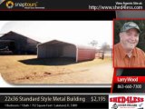 metal buildings - 22x36 Standard Style Metal Building - YouTube