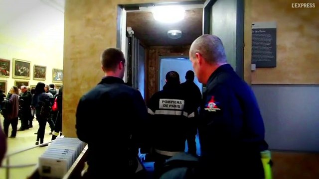 En coulisses avec les pompiers du Louvre