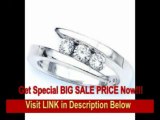 [SPECIAL DISCOUNT] Platinum 3 Stone Channel Set Round Diamond Ring (0.50 ctw, H-I, SI) Size 8