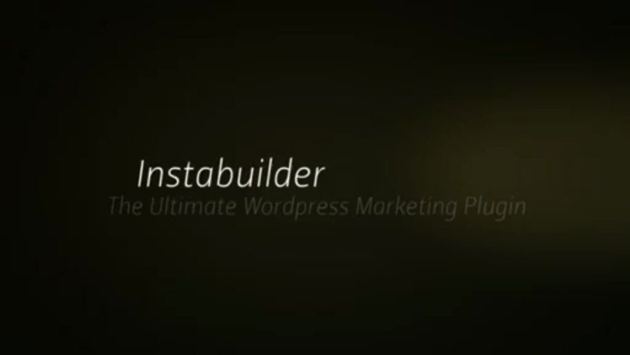 Instabuilder - The Ultimate Wordpress Marketing Plugin