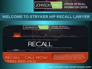 Stryker Rejuvenate Hip Implant Failure