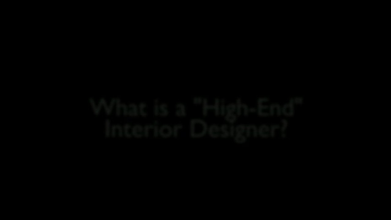 What is a High-End Interior Designer- Design Design Magazine