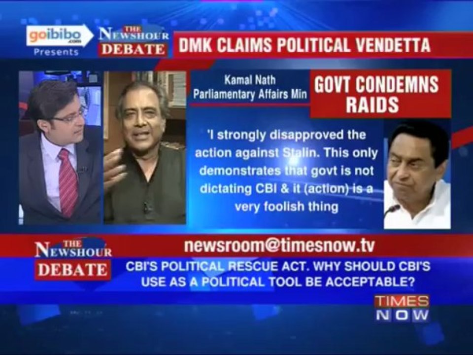 The Newshour Debate: Is Stalin's CBI raid UPA's political vendetta? (Part 1 of 3)