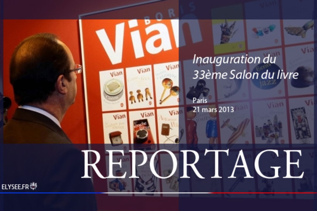 REPORTAGE Inauguration du Salon du Livre
