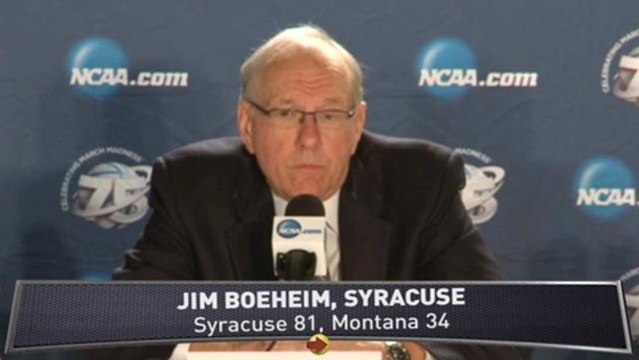 Syracuse Orange Crush Montana Grizzlies