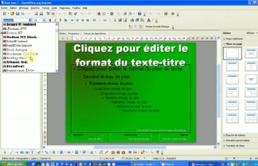 Comment réaliser un diaporama avec Open Office Impress (partie 1)